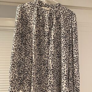 Ann Taylor Print Blouse